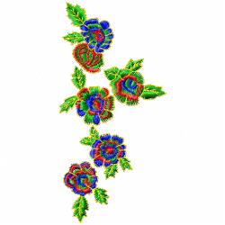 Flowers And Tree Embroidery Design 11 Flowers And Tree Embroidery Design 11